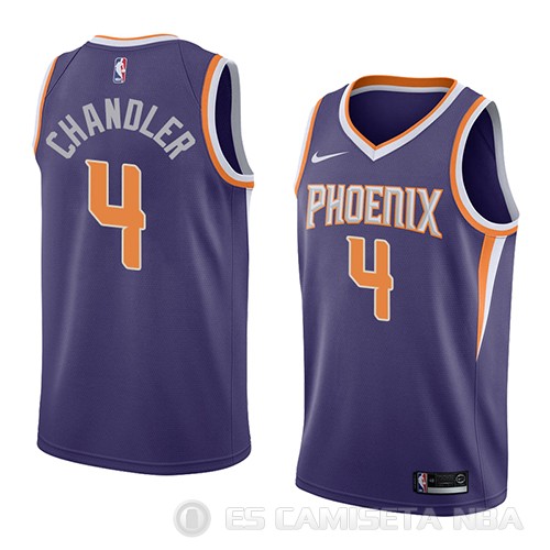 Camiseta Tyson Chandler #4 Phoenix Suns Icon 2018 Azul - Haga un click en la imagen para cerrar